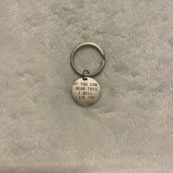 Silver Dog Tag Keychain - Picture 6 of 6
